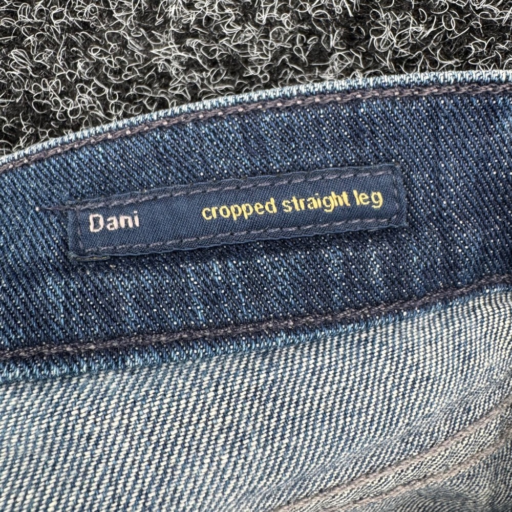 Citizens of Humanity Dani Cropped Straight Leg Jeans Blue Medium Wash 1386-901 - Picture 3 of 11